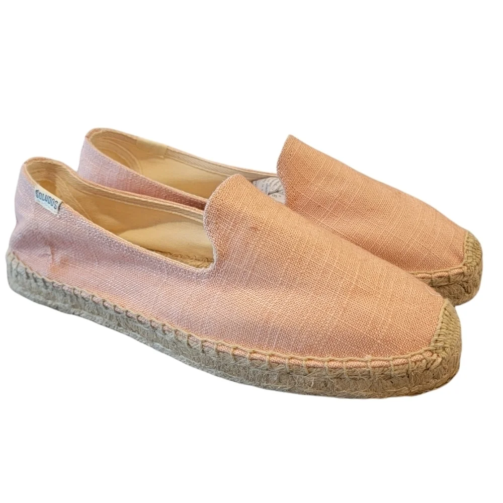Soludos Smoking Slipper Platform Shoes Women's Size 8